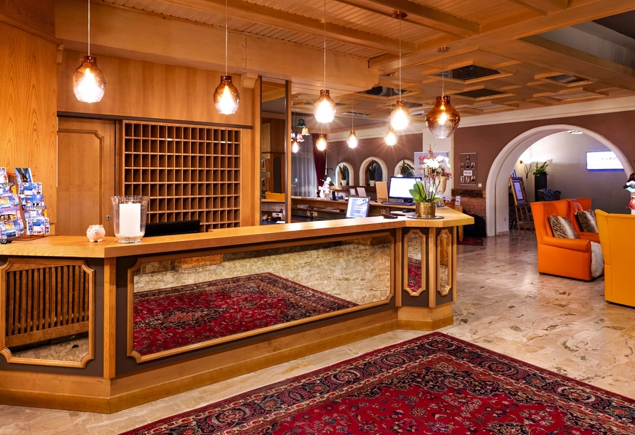 Rezeption des Hotels