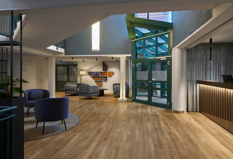 Lobby im Four Points Flex by Sheraton Hannover