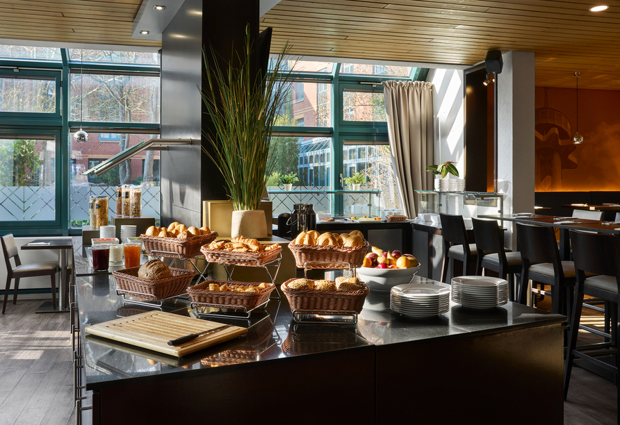 Frühstücksbuffet im Four Points Flex by Sheraton Hannover