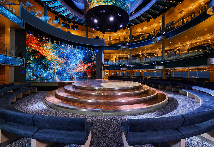 Im Theatrium erwarten Sie Shows, die Sie mitreißen werden.