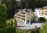 Außenansicht vom Hotel Gasthof Freisleben in St. Anton