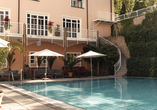 Außenpool des Hotels Maximilian
