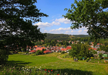 Diesen Ausblick genießen Sie im Ferien Hotel Rennsteigblick.