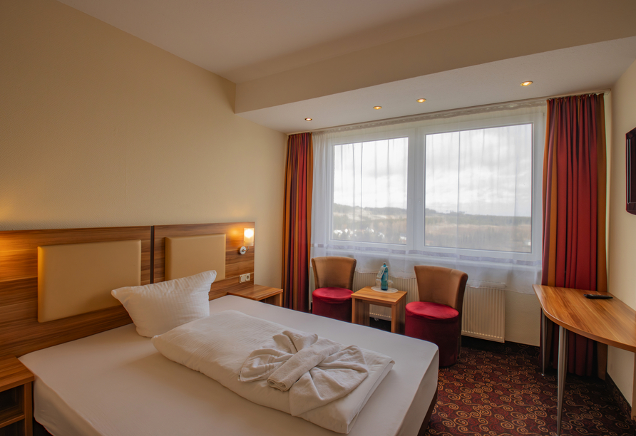 Beispiel eines Einzelzimmers