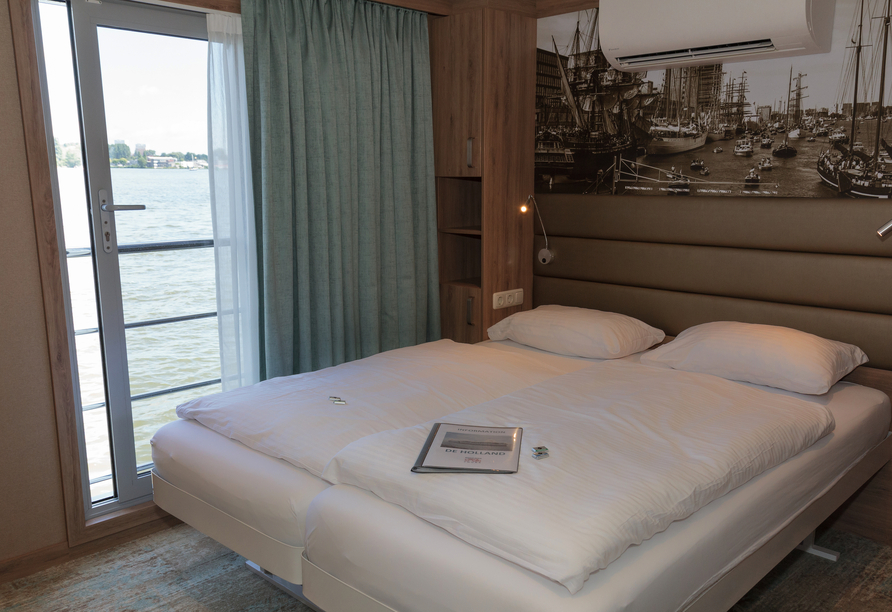 Beispiel einer Außenkabine auf dem Oberdeck