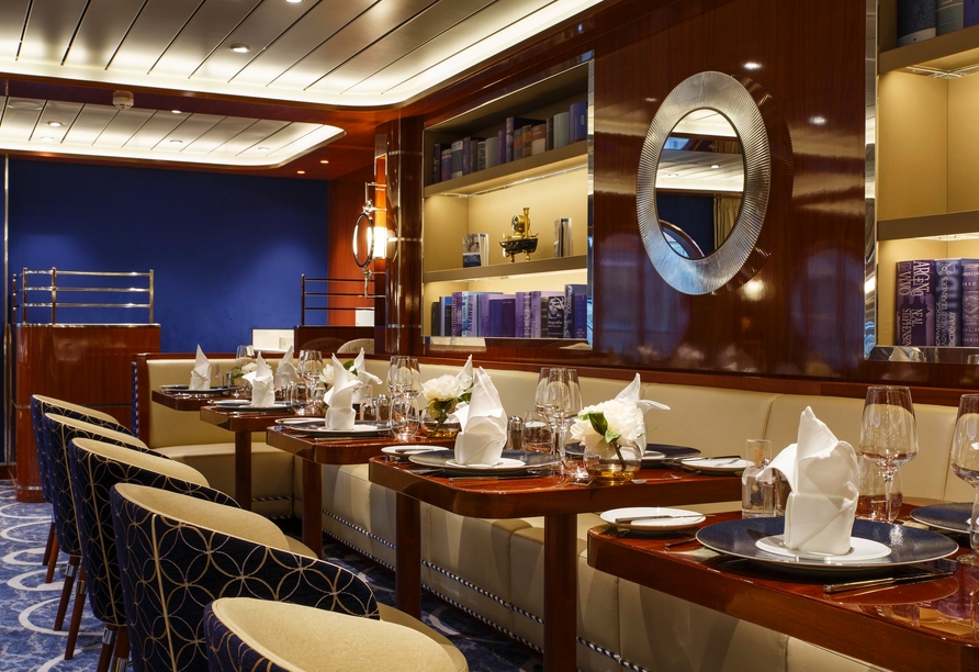 Beispiel eines Restaurants an Bord