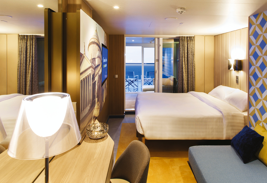 Beispiel einer Balkonkabine