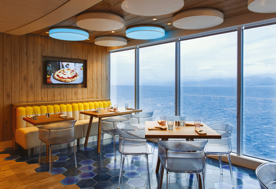 Haben Sie Lust auf echte italienische Pizza mit Meerblick?