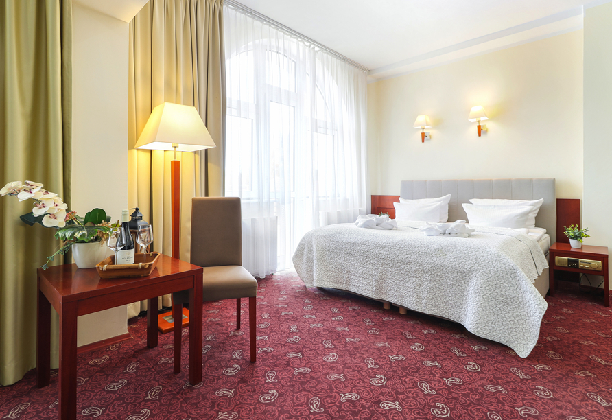 Beispiel eines Doppelzimmer Komforts im Hotel Atol Spa 