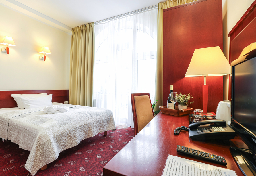 Beispiel eines Einzelzimmers im Hotel Atol Spa 