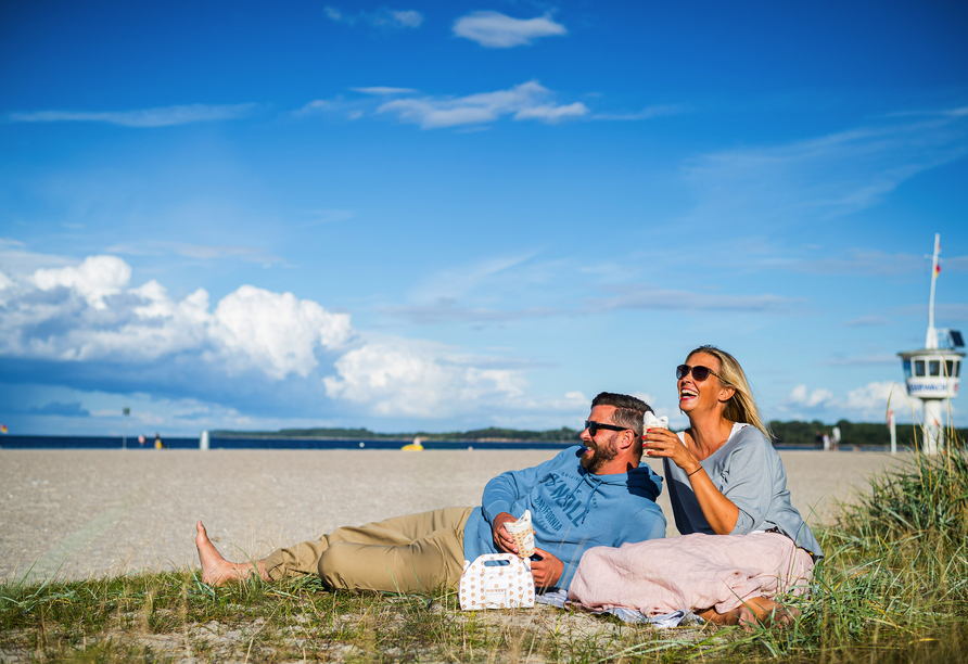Darf es auch mal ein gemütlicher Tag am Strand sein?