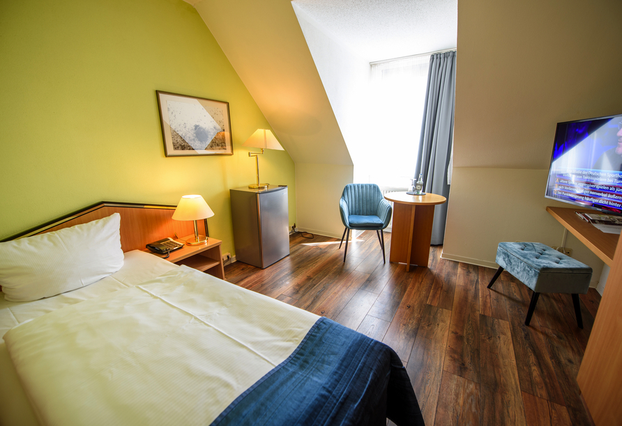 Beispiel eines Einzelzimmers