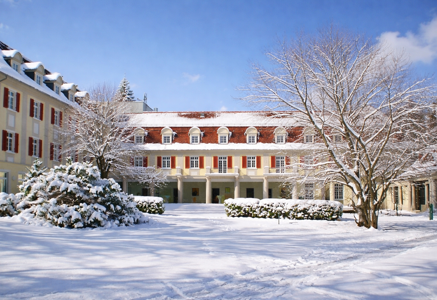 Das Santé Royale Gesundheitsresort Bad Brambach im Winter