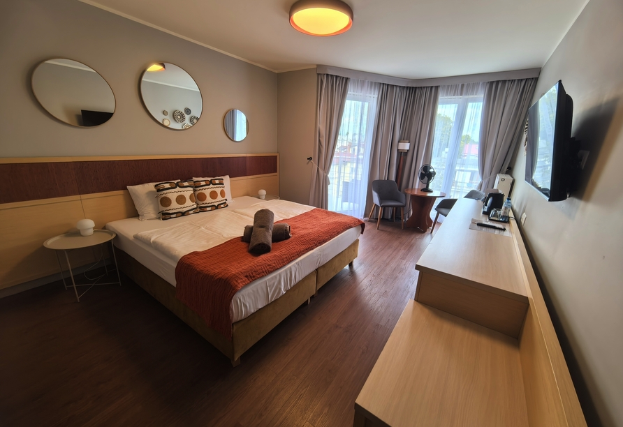 Beispiel eines Doppelzimmers 