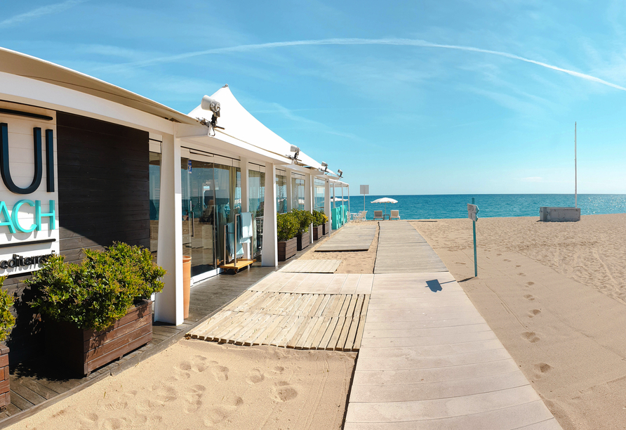 Lassen Sie am Strand die Seele baumeln.