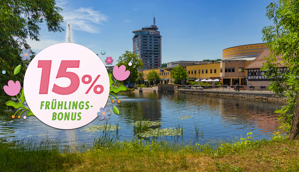 Das City Hotel am Congress Centrum Suhl liegt in der Nähe des schönen Herrenteichs.