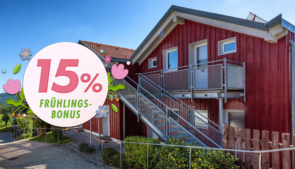 Genießen Sie einen angenehmen Aufenthalt im Village Hotel Bayerischer Wald, das wie ein kleines Dorf angeordnet ist.