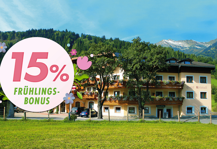 Ihr Hotel Ferienwelt Kristall in Rauris im Sommer