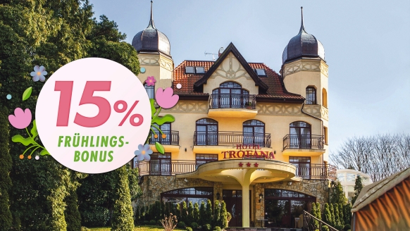 Herzlich willkommen im gemütlichen Hotel Trofana Wellness & Spa. 