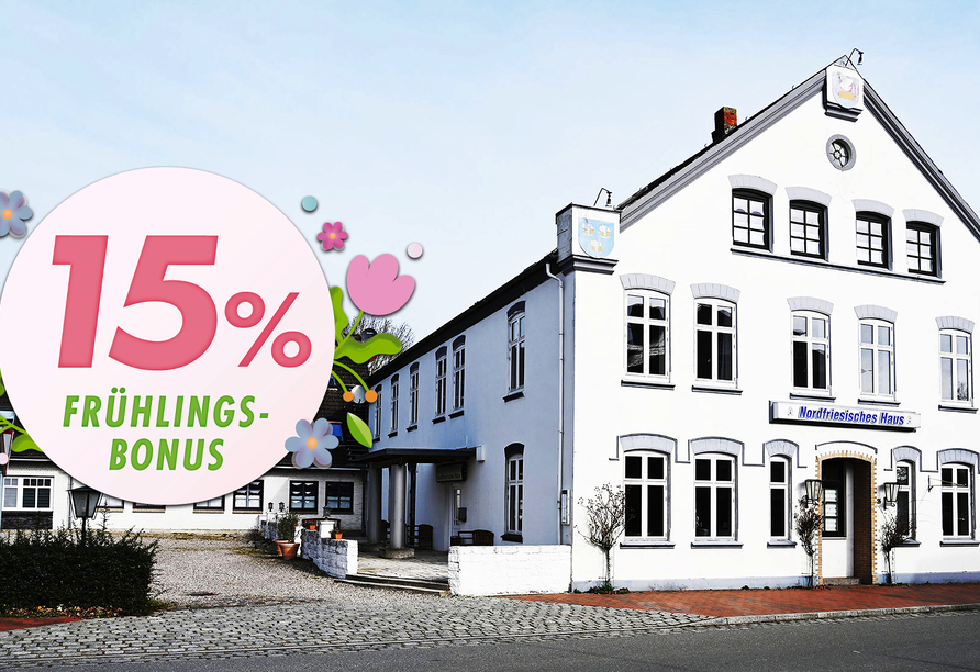 Außenansicht des Hotels Nordfriesisches Haus