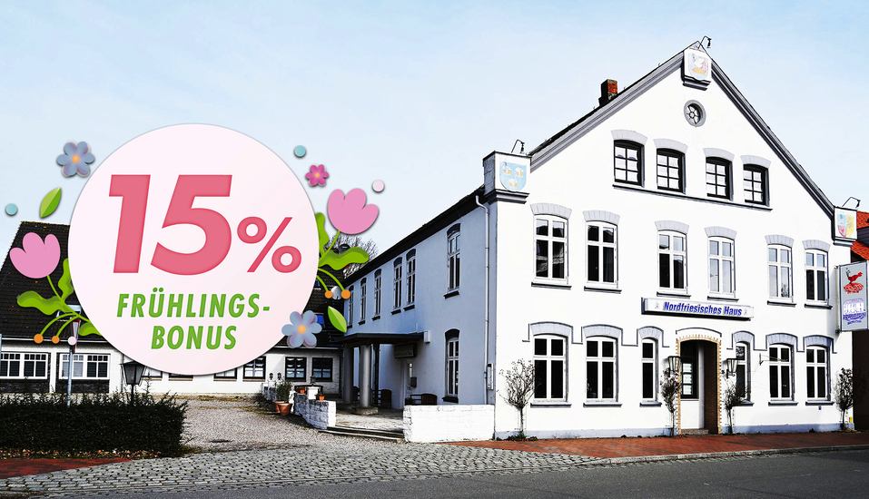 Außenansicht des Hotels Nordfriesisches Haus