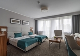 Beispiel eines Doppelzimmers Premium im Hotel Wolin