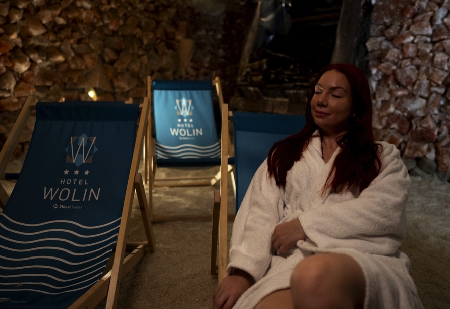 Entdecken Sie die wohltuende Wirkung der Salzgrotte im Hotel Wolin.