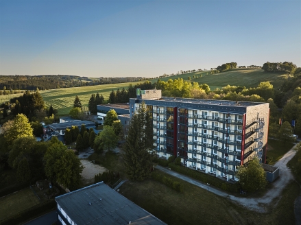Außenansicht vom Aparthotel am Rennsteig
