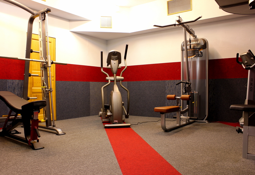 Fitnessraum im Aparthotel Am Rennsteig