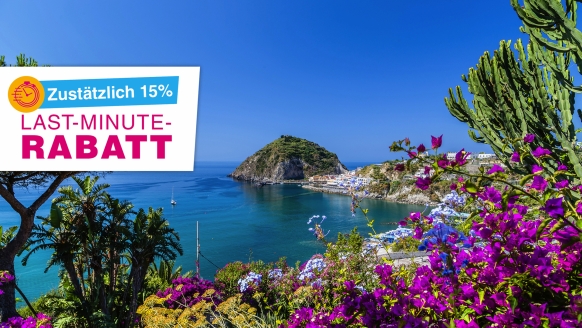 Ischia ist eine kleine Insel mit einer großartigen Landschaft.