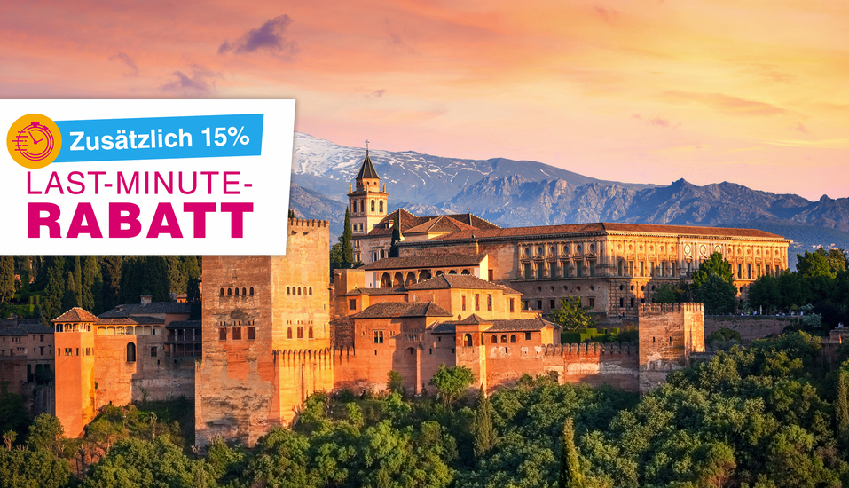 Von der Alhambra in Granada werden Sie mehr als beeindruckt sein.