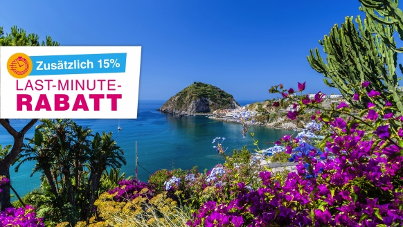 Ischia ist eine kleine Insel mit einer großartigen Landschaft.