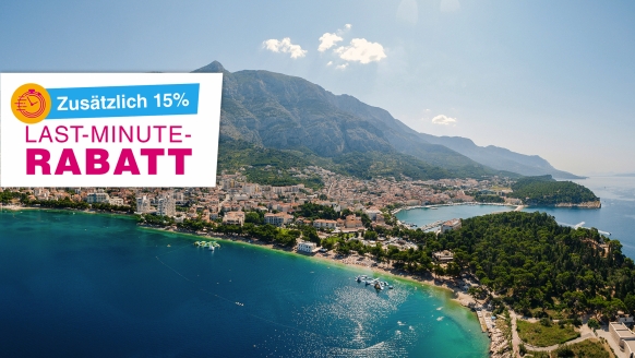 Freuen Sie sich auf einen phänomenalen Blick auf Makarska.