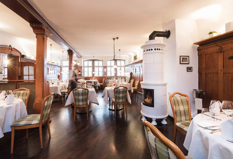 Im Stern’s Restaurant werden Sie kulinarisch verwöhnt.