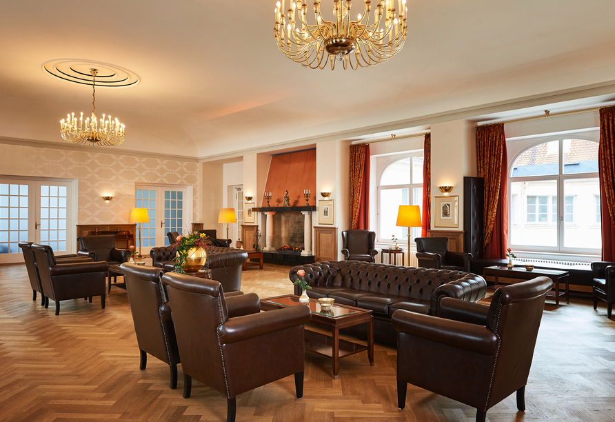 Entspannen Sie in der Lobby bei einem Kaffee und lassen Sie Ihre Urlaubserfahrungen Revue passieren. 