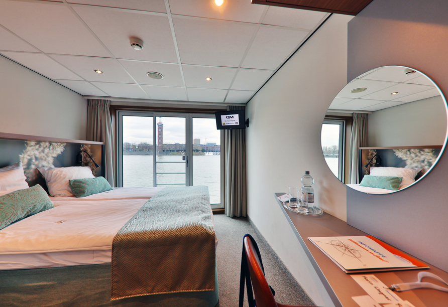 Beispiel einer Außenkabine auf dem Oberdeck