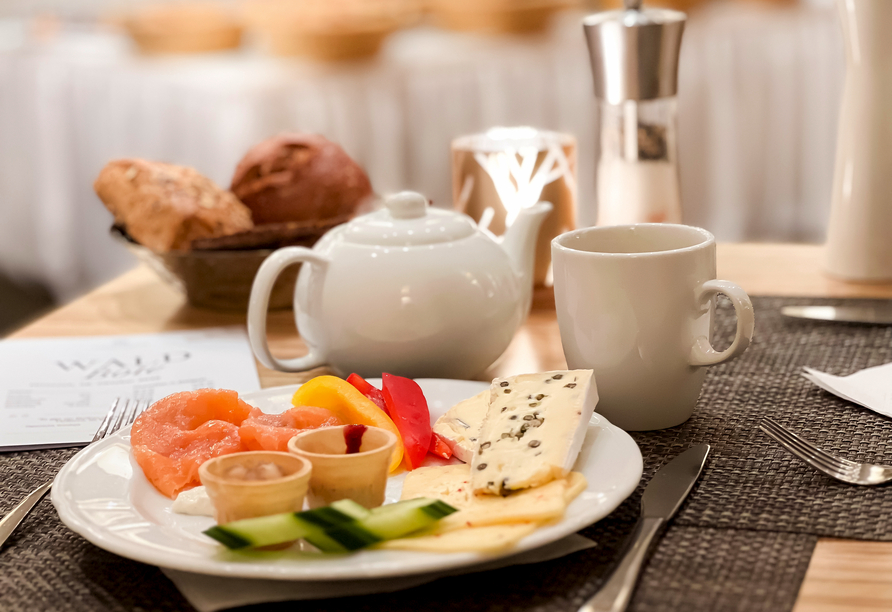 Stärken Sie sich mit einem leckeren Frühstück.