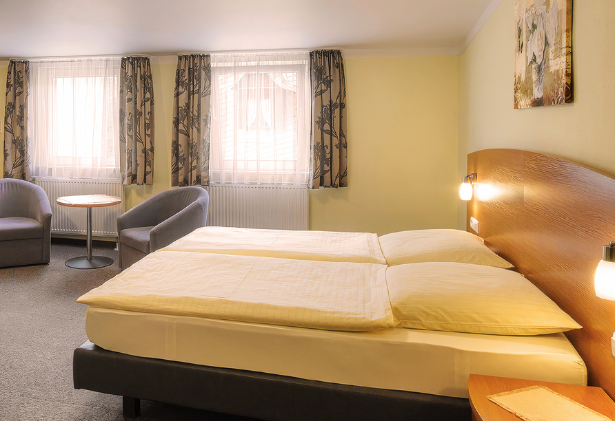 Beispiel eines Doppelzimmers im Hotel Anker