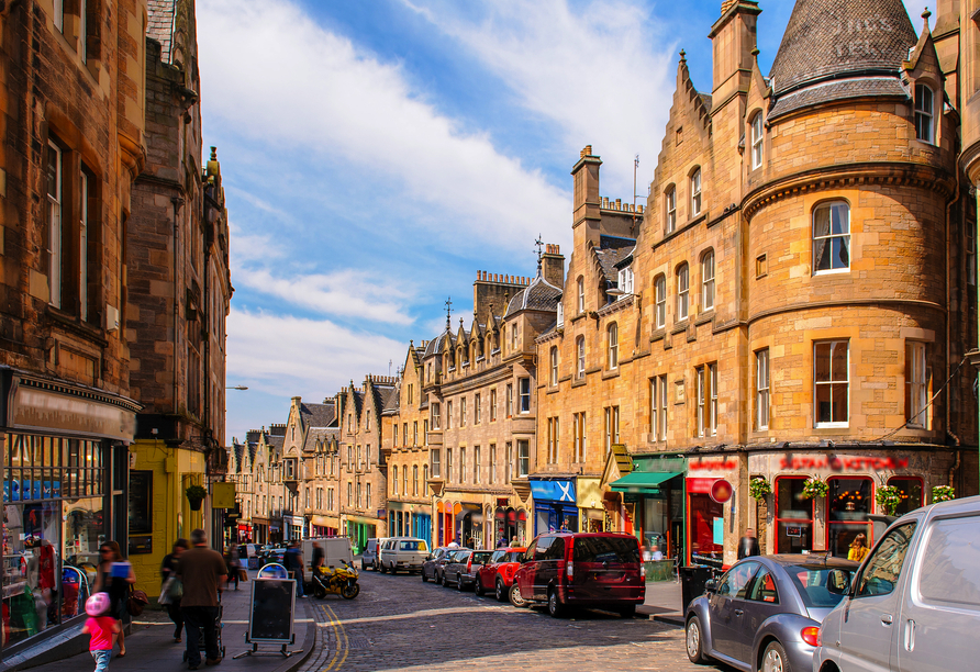 Entdecken Sie von South Queensferry aus die malerische Stadt Edinburgh.