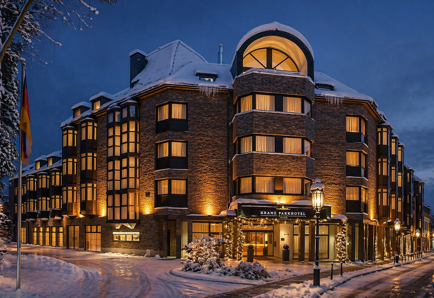 Außenansicht vom Kranz Parkhotel in Siegburg