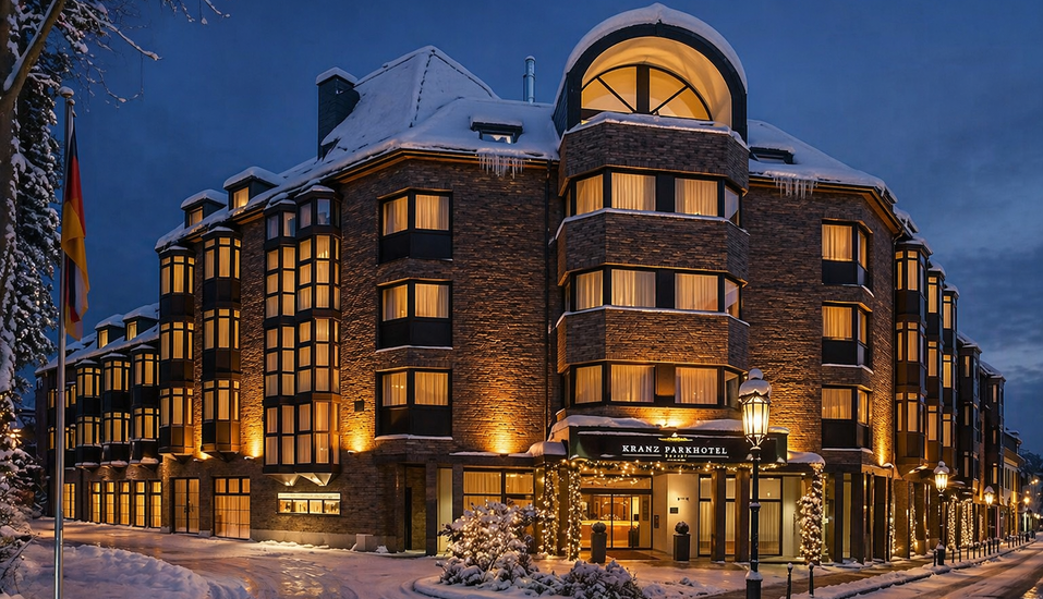 Außenansicht vom Kranz Parkhotel in Siegburg