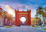 Der Triumphbogen in Barcelona