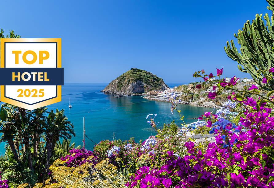 Ischia ist eine kleine Insel mit einer großartigen Landschaft.