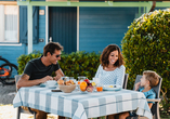 Beispiel einer Terrasse eines Chalets