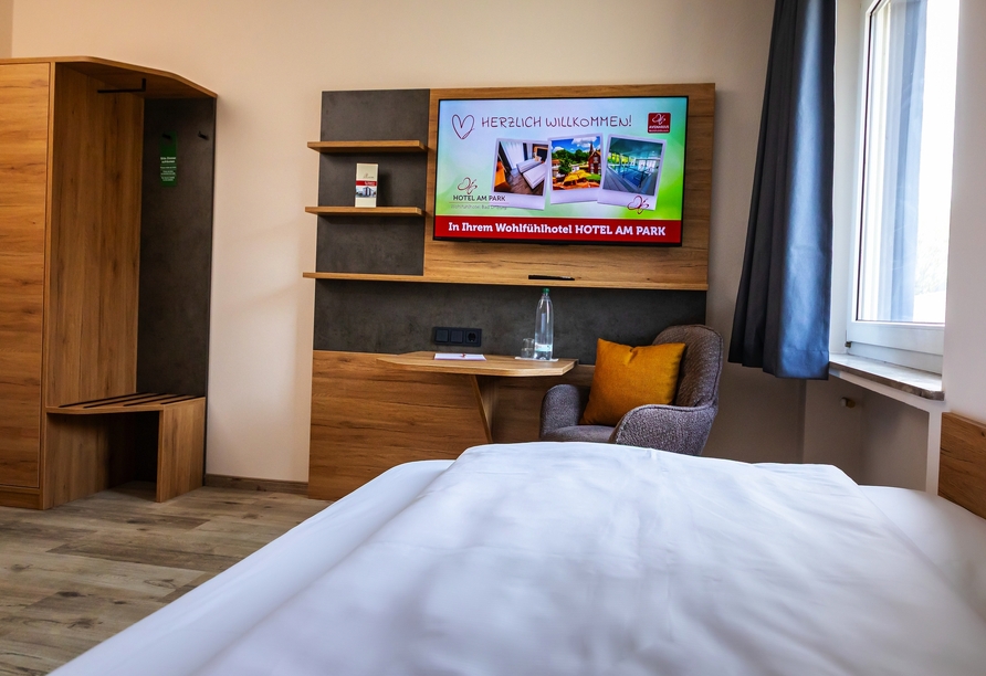 Beispiel eines Einzelzimmers