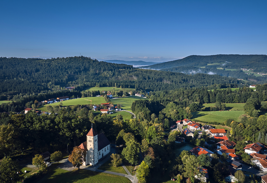 Blick auf Drachselsried