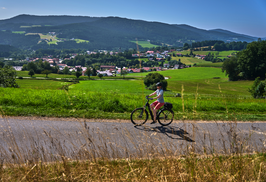 Auch zum Fahrradfahren ist die Region bestens geeignet.