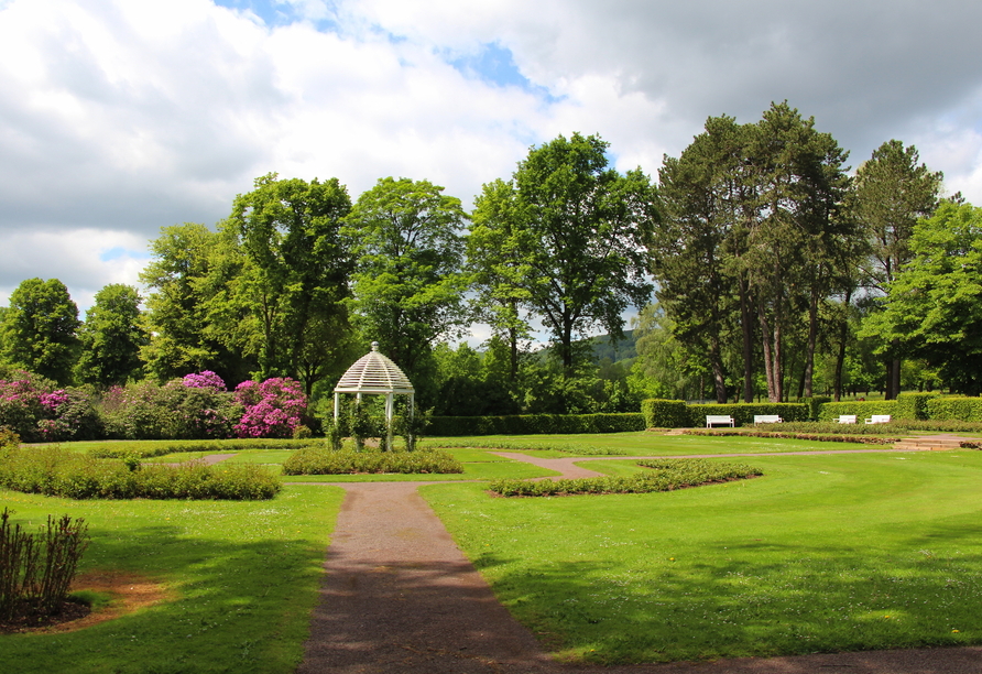 Direkt gegenüber dem Gräflichen Park in Bad Driburg verbringen Sie eine erholsame Auszeit.
