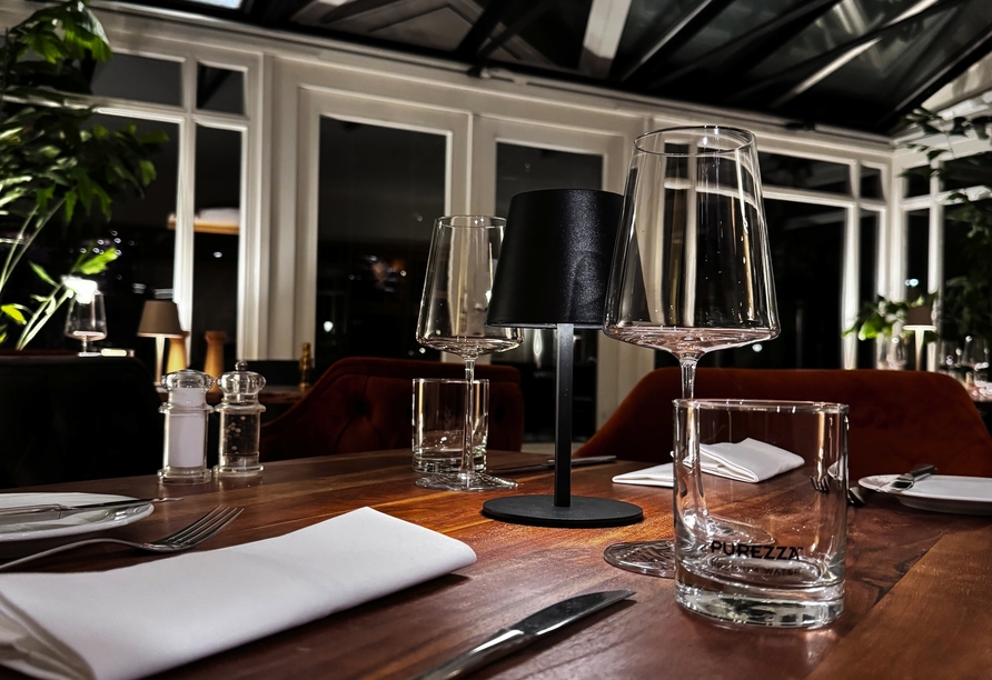 Kulinarische Genüsse im Restaurant des Hotels