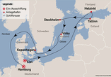 Ihre Reiseroute